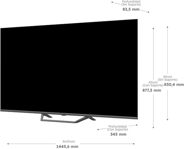Detalle 2 de Haier H65S81FUX 65" QLED 4K HDR con HDMI 2.1
