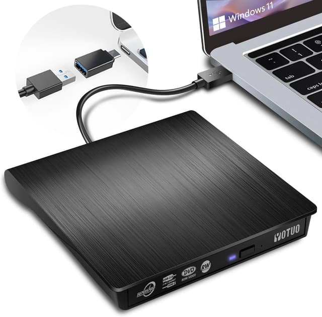 Detalle de YOTUO IDD029-2 Portable USB 3.0 CD/DVD Drive
