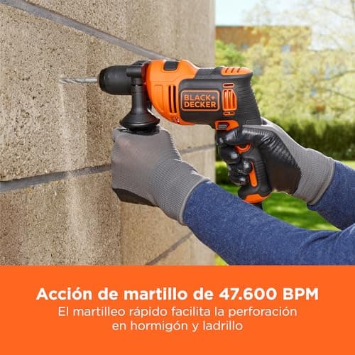 Thumbnail 7 de Black+Decker BEH710K-QS Taladro percutor 710 W