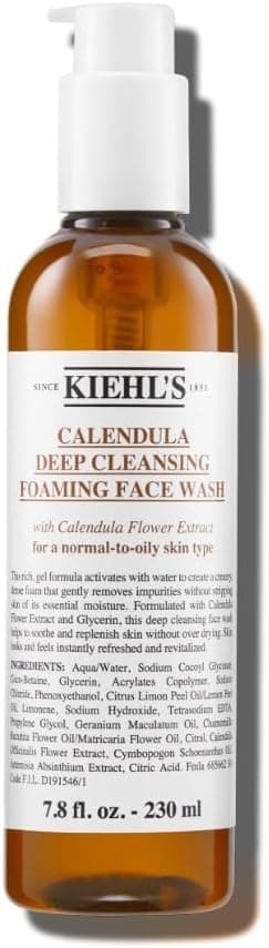 Detalle de Kiehl's Calendula Deep Cleansing Foaming Face Wash 230 ml