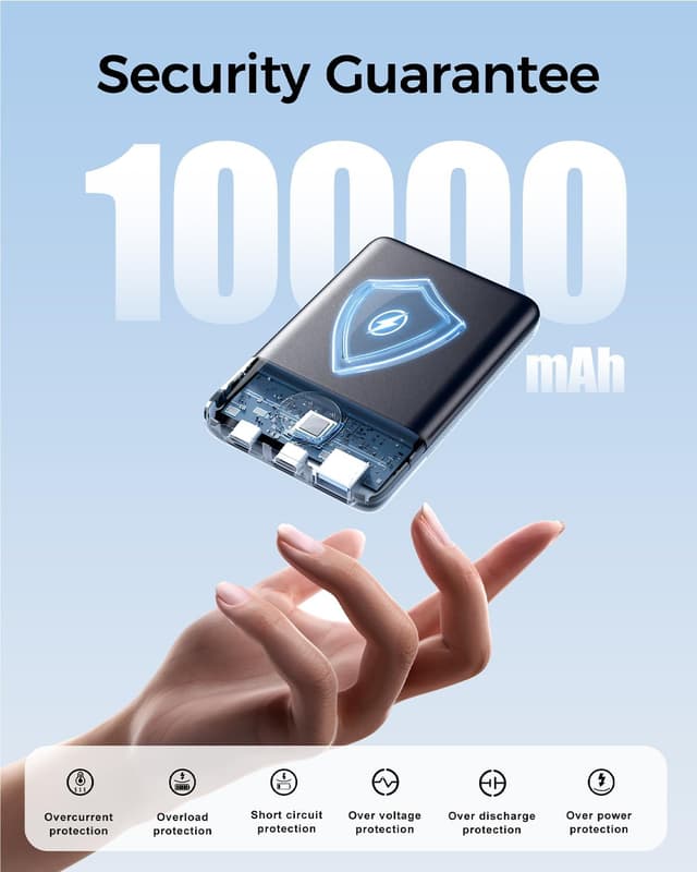 Thumbnail 4 de Power Bank 10000mAh Portable Charger