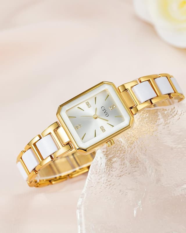 Detalle 2 de CIVO Armbanduhr Damen Rechteckig 28,5×24 mm