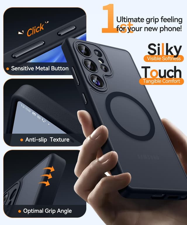 Thumbnail 6 de CANSHN Magnetic Galaxy S25 Ultra Case 6.9