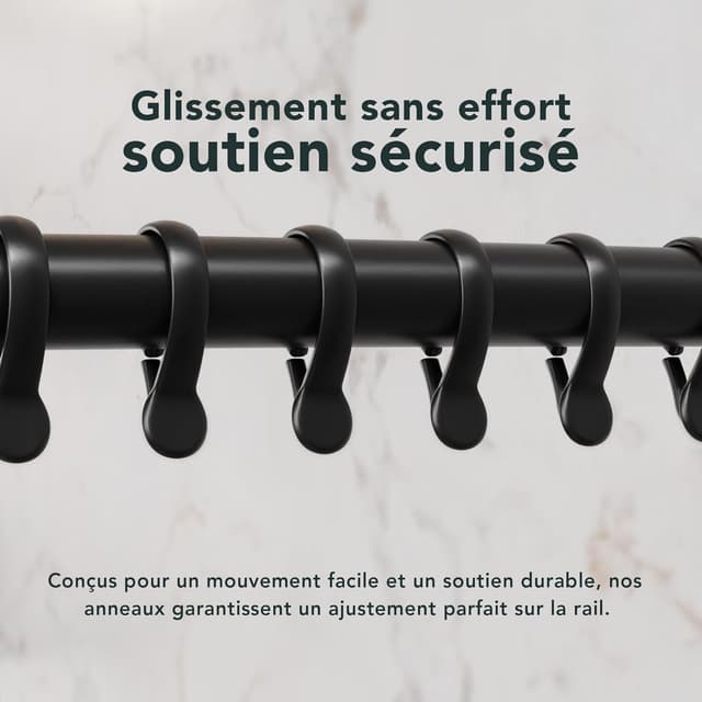 Detalle de Erica Tringle de douche en forme de U 70x165x70