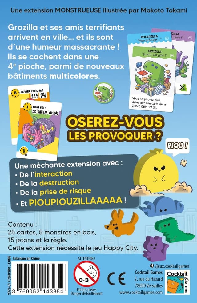 Thumbnail 2 de ASMODEE Happy City Grozilla espansione 2-5 🎲