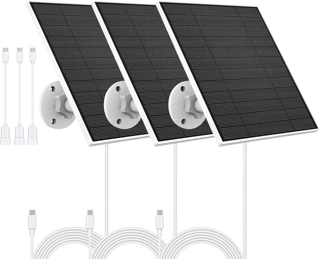 Detalle de Eufy Solar Panel 3-Pack for Outdoor Camera