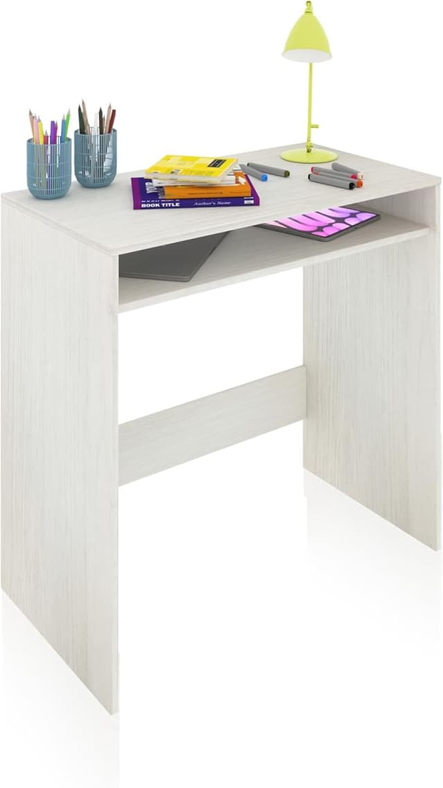 Imagen de duehome Dax Escritorio Blanco 🖥️ 79x43x79 cm en OfertitasTOP