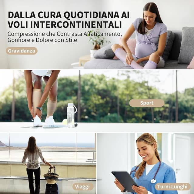 Thumbnail 6 de CAMBIVO calze compressione graduata 20-30