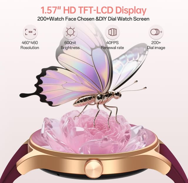 Detalle de Woneligo 1.27" HD Smartwatch, IP68