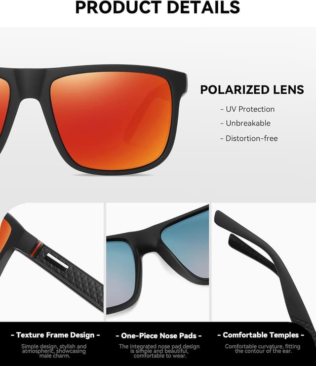 Thumbnail 3 de Gafas de sol polarizadas unisex TR90