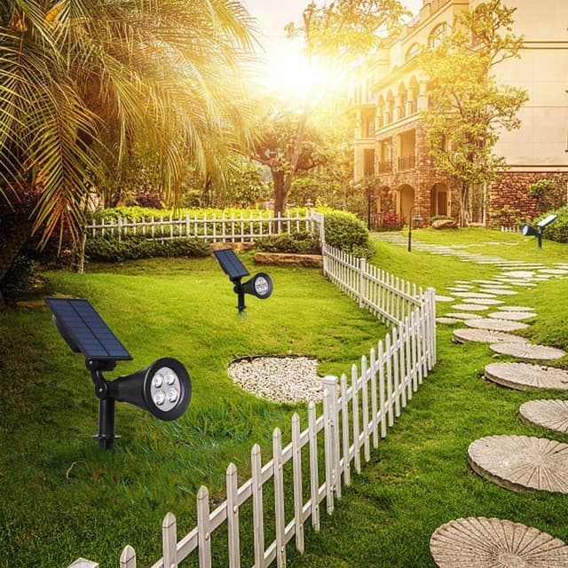 Detalle 2 de T-SUN solar spotlights 4 pack, 250 lumens