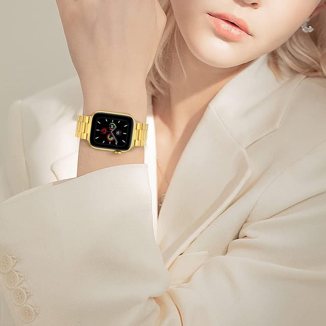 Detalle de ARTCHE Apple Watch strap stainless steel band