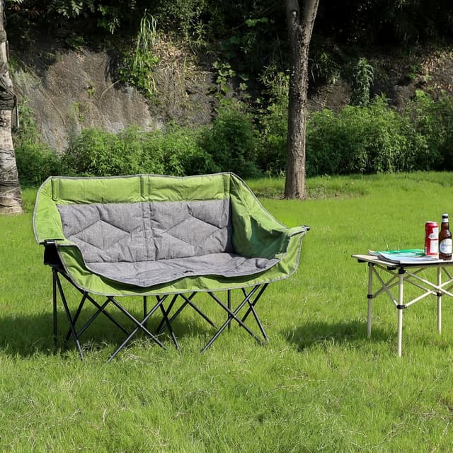 Detalle de LANMOUNTAIN Folding Loveseat Camping Chair