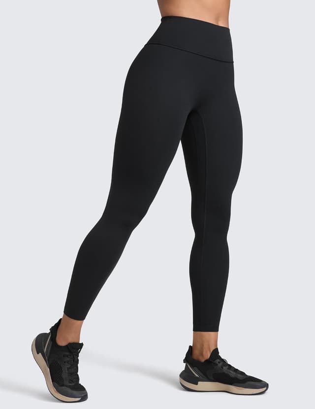 Detalle de CRZ YOGA Butterlift SecretSculpt Damen Scrunch Butt Sportleggings (64/71 cm) mit High Waist