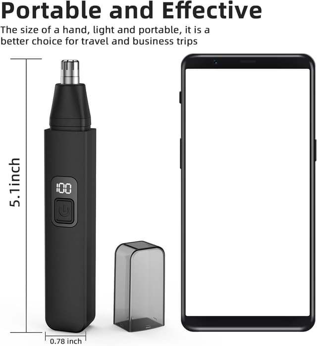 Thumbnail 6 de Nose Hair Trimmer Rechargeable with LED Light