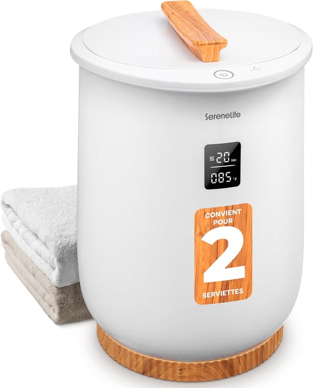 Detalle de SereneLife Chauffe-Serviettes 20 L Grande Capacité