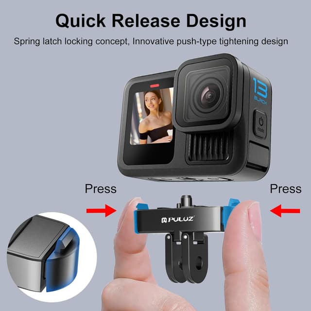 Thumbnail 3 de PULUZ Magnetic Latch Mount for GoPro Hero 13 Black