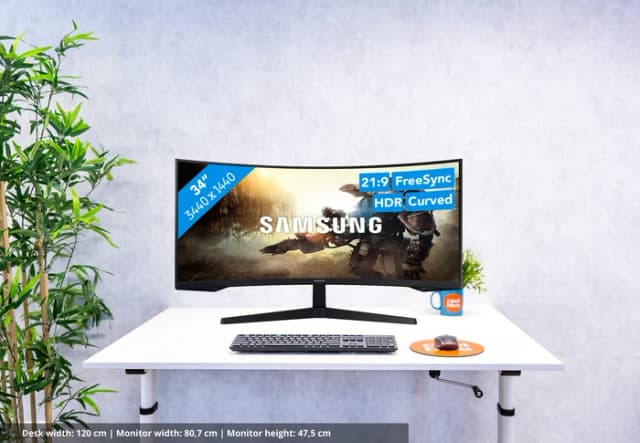 Thumbnail 7 de Samsung Odyssey G5 LC34G55TWWPXEN 165 Hz