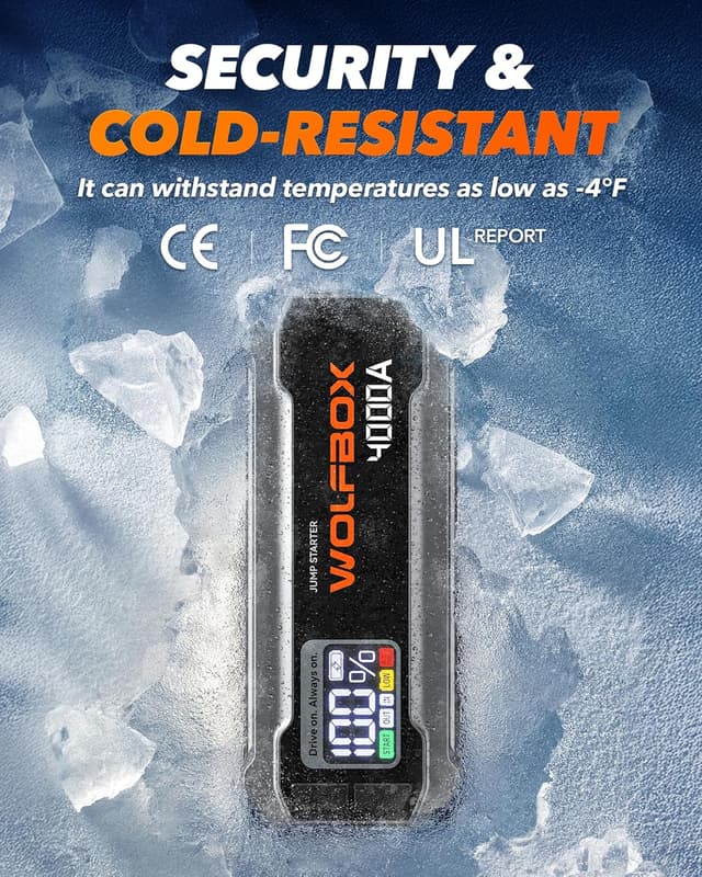 Thumbnail 6 de WOLFBOX 4000A 24000mAh jump starter