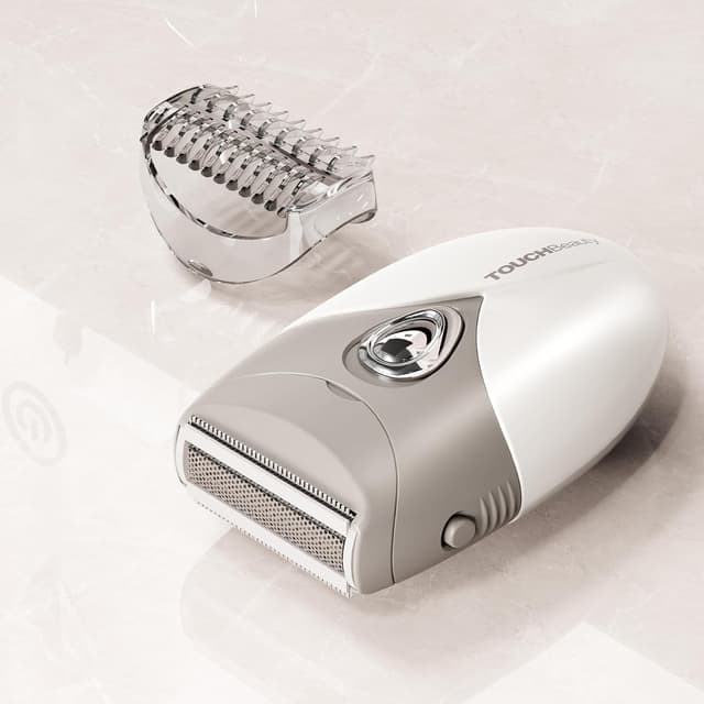 Detalle 2 de TOUCHBeauty Lady Shavers for Women electric razor for face, legs, underarms & bikini line (wet & dry) – Gray