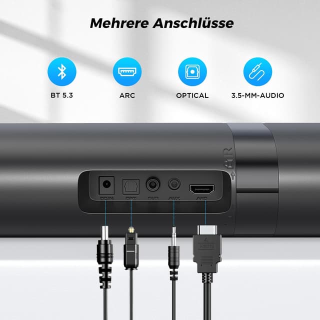 Thumbnail 5 de Soundbar TV 2-in-1 Tower-Lautsprecher