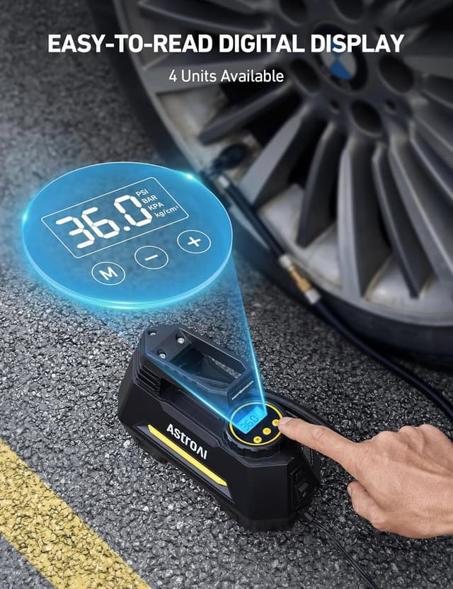 Thumbnail 5 de AstroAI Tire Inflator Portable Air Compressor 12V