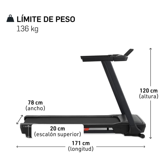 Detalle de Nordictrack T Series 5 🏃♂️ Cinta de correr para entrenamiento