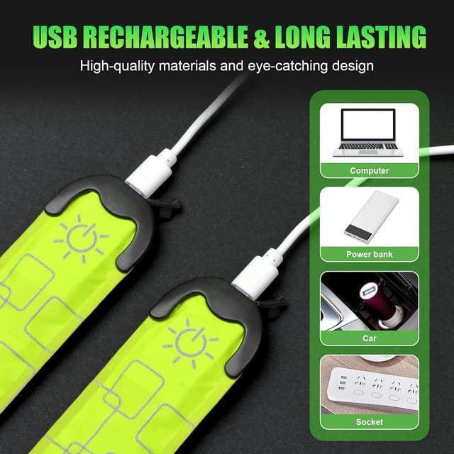 Detalle 2 de flintronic Braccialetto Riflettente 35 cm