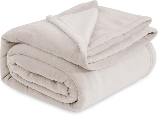 Detalle de Bedsure Fleece Blanket 270x230 cm King