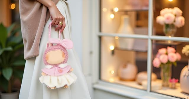 Thumbnail 5 de Verdelume Puppenkleidung 17 cm Rosa Kapuzen-Outfit