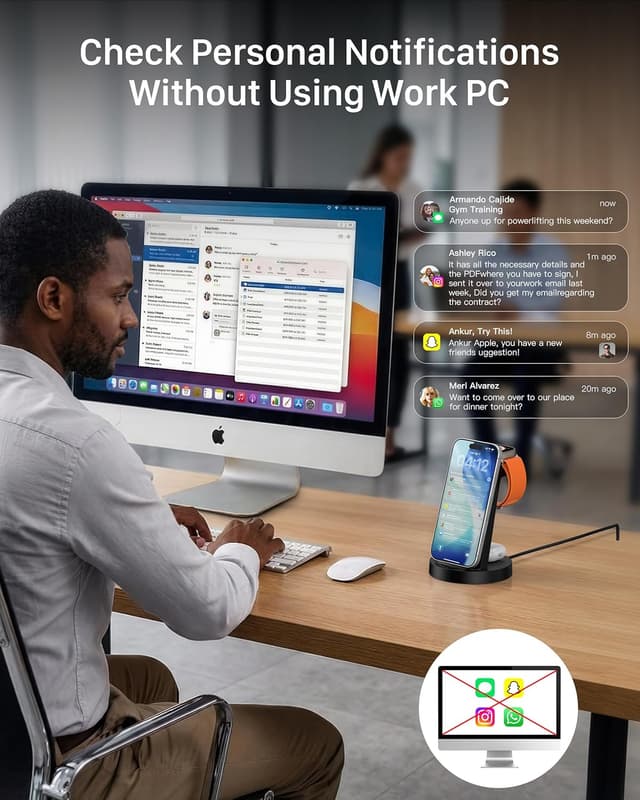 Thumbnail 2 de Anlmz 3-in-1 Charging Station for iPhone