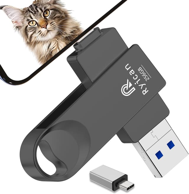 Detalle de Ryican 256GB Chiavetta USB 4 in 1 per iPhone
