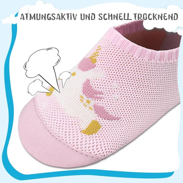 Detalle de Kyopp Chaussons enfant respirants unisexe antidérapants en tricot