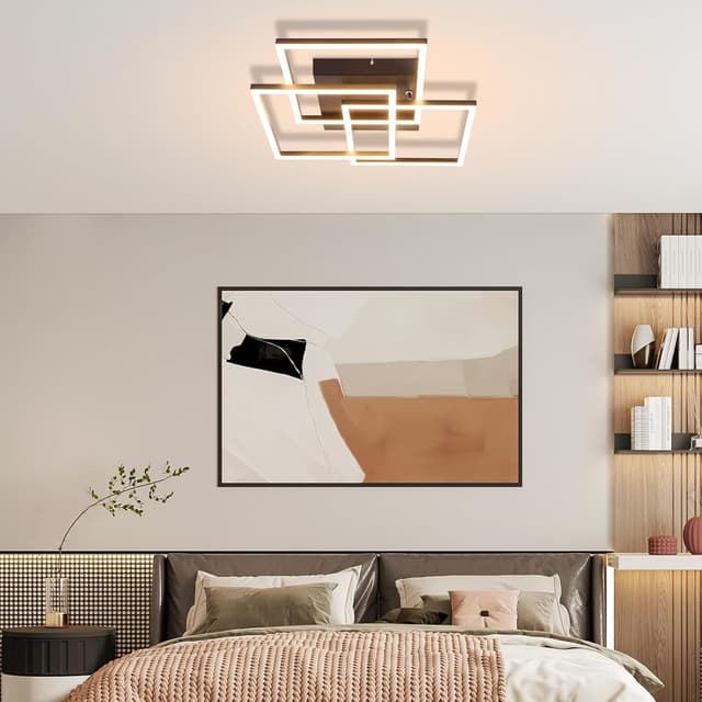 Detalle 2 de Homefire LED Deckenleuchte 36 W für Wohnzimmer