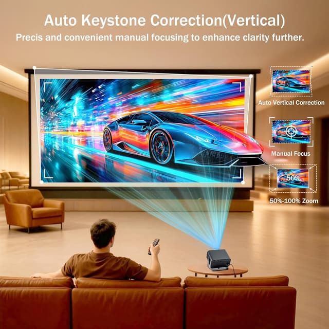 Thumbnail 5 de KASSELY Mini Projector 720P Portable 📽