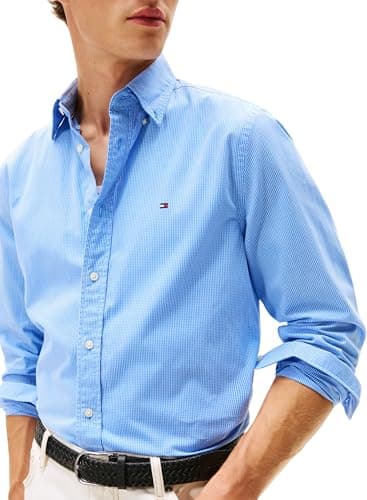 Thumbnail 2 de Tommy Hilfiger Camisa Flex Poplin Micro Gingham S, azul