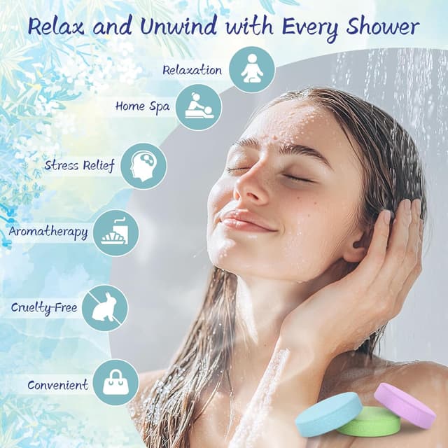 Detalle 2 de Shower Steamers Aromatherapy 8 Pack 8-count