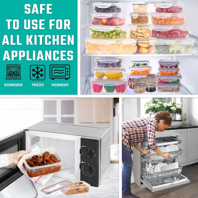 Thumbnail 4 de RockBerry 50 Food Storage Containers 🍱