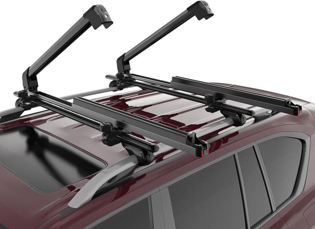 Imagen de PacificCrest Lockable Ski & Snowboard Rack 27.5" en OfertitasTOP