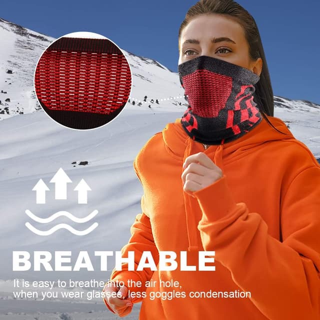 Thumbnail 5 de WTACTFUL Winter Neck Warmer Gaiter for Skiing