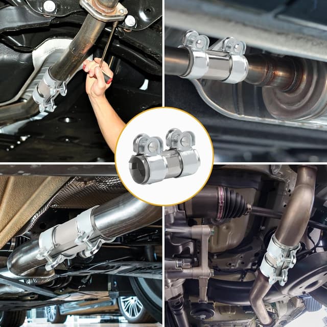 Thumbnail 6 de LALAGO Doppelschelle Auspuffschelle aus Edelstahl – Rohrverbinder für Ø50 mm, Länge 125 mm