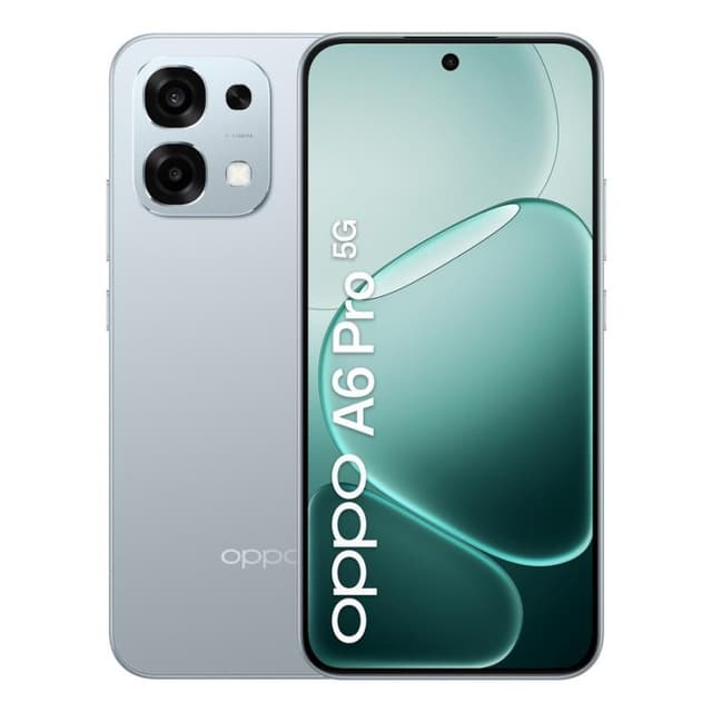 Detalle 2 de OPPO A6 Pro 5G 8GB/256GB con pantalla AMOLED de 6,57" en color Titanio