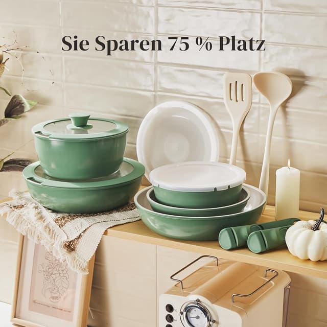 Detalle 2 de Redchef Pfannenset Topfset 16-teilig