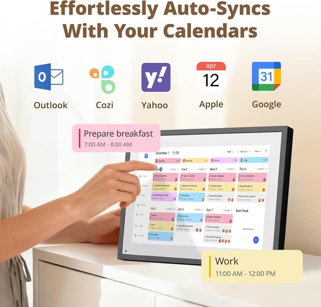 Detalle 2 de Dragon Touch Calendar 10.1" 1080P 📅