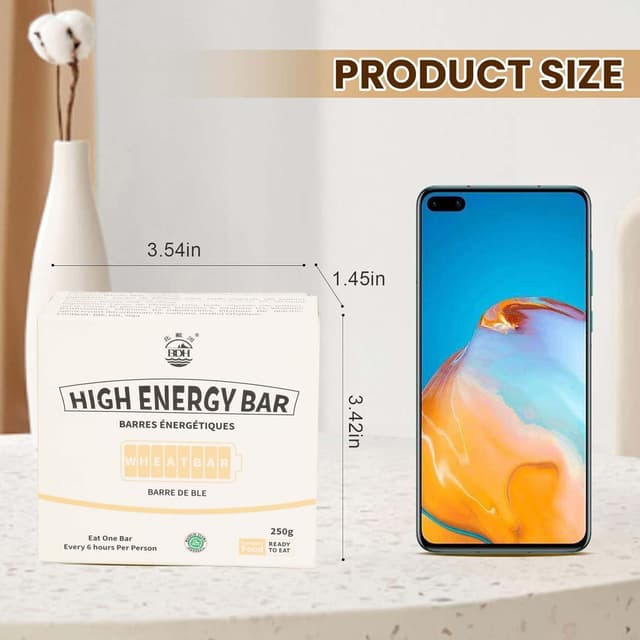 Detalle 2 de Emergency Food Ration Bars 250g emergency food 🍽