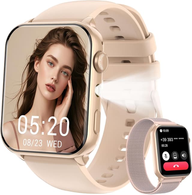 Detalle de IOWODO Smartwatch 1,91" rosa