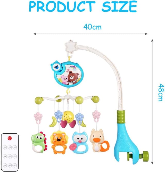 Thumbnail 1 de Aolso Mobile musical lit bébé 3‑en‑1