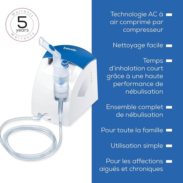 Thumbnail 5 de Beurer IH 26 nébuliseur inhalateur pour adultes et enfants 🩺