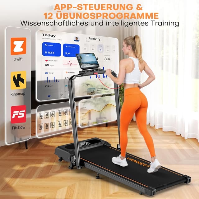 Detalle de VANNECT Walking Pad Laufband 1 bis 12 km/h