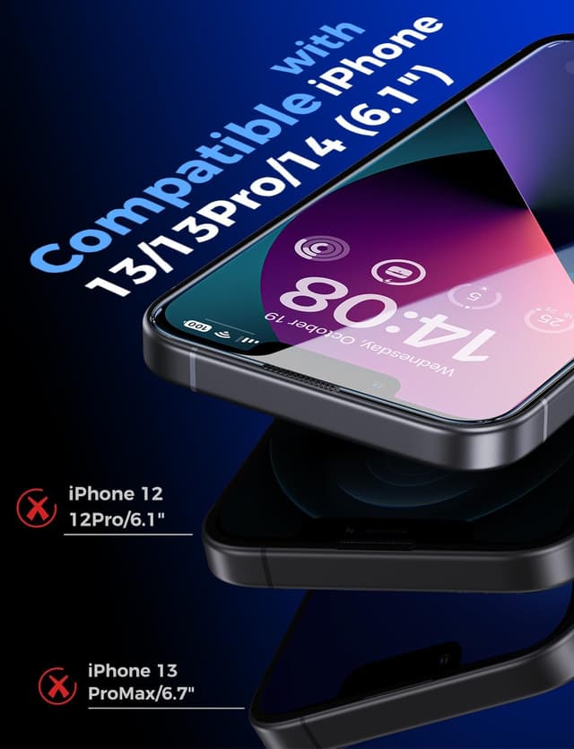 Detalle 2 de MAGIC JOHN Tempered Glass Screen Protector 2 Pack